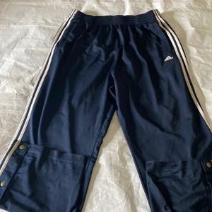 Adidas mens Athleticwear snap away sweatpants